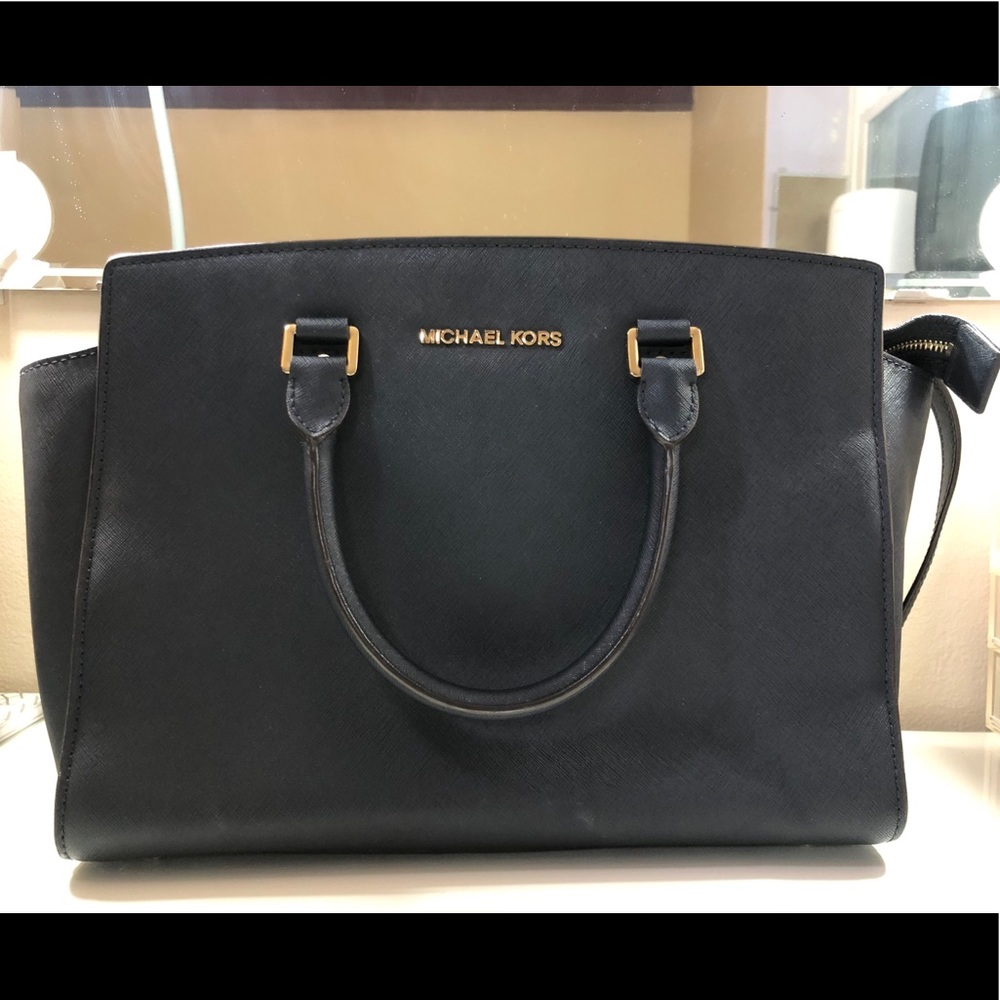 Michael kors selma large saffiano leather handbag